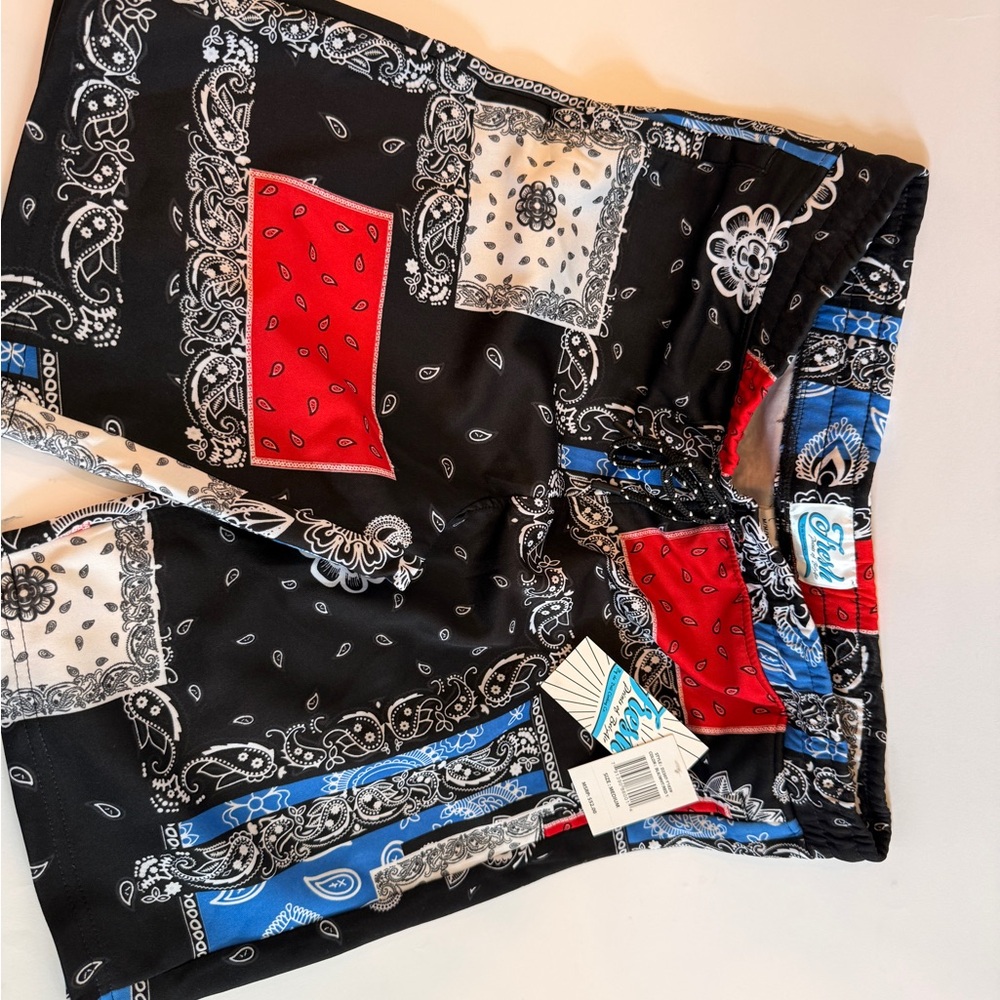 Stylish Black and Red Hybrid Shorts